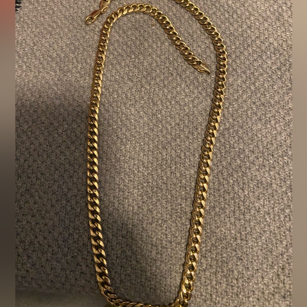 22 inchCuban chain 8 mm